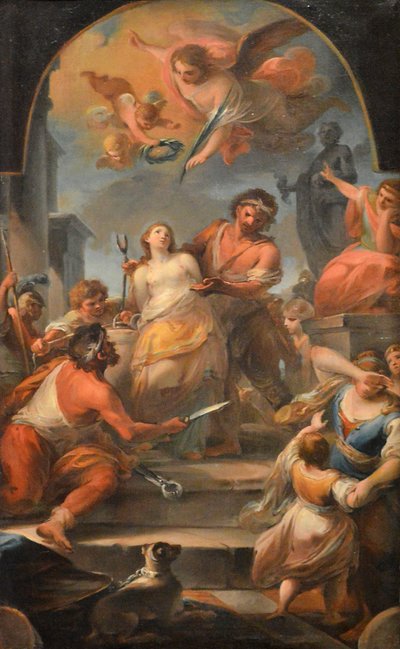 El martirio de Santa Águeda de Mariano Rossi